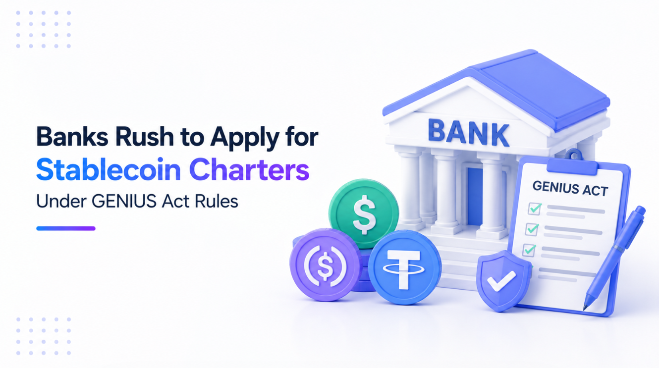 Banks Rush to Apply for Stablecoin Charters Under GENIUS Act Rules