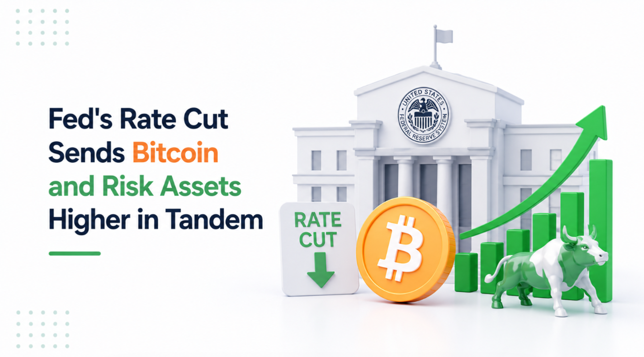 Fed's Rate Cut Sends Bitcoin and Risk Assets Higher in Tandem
