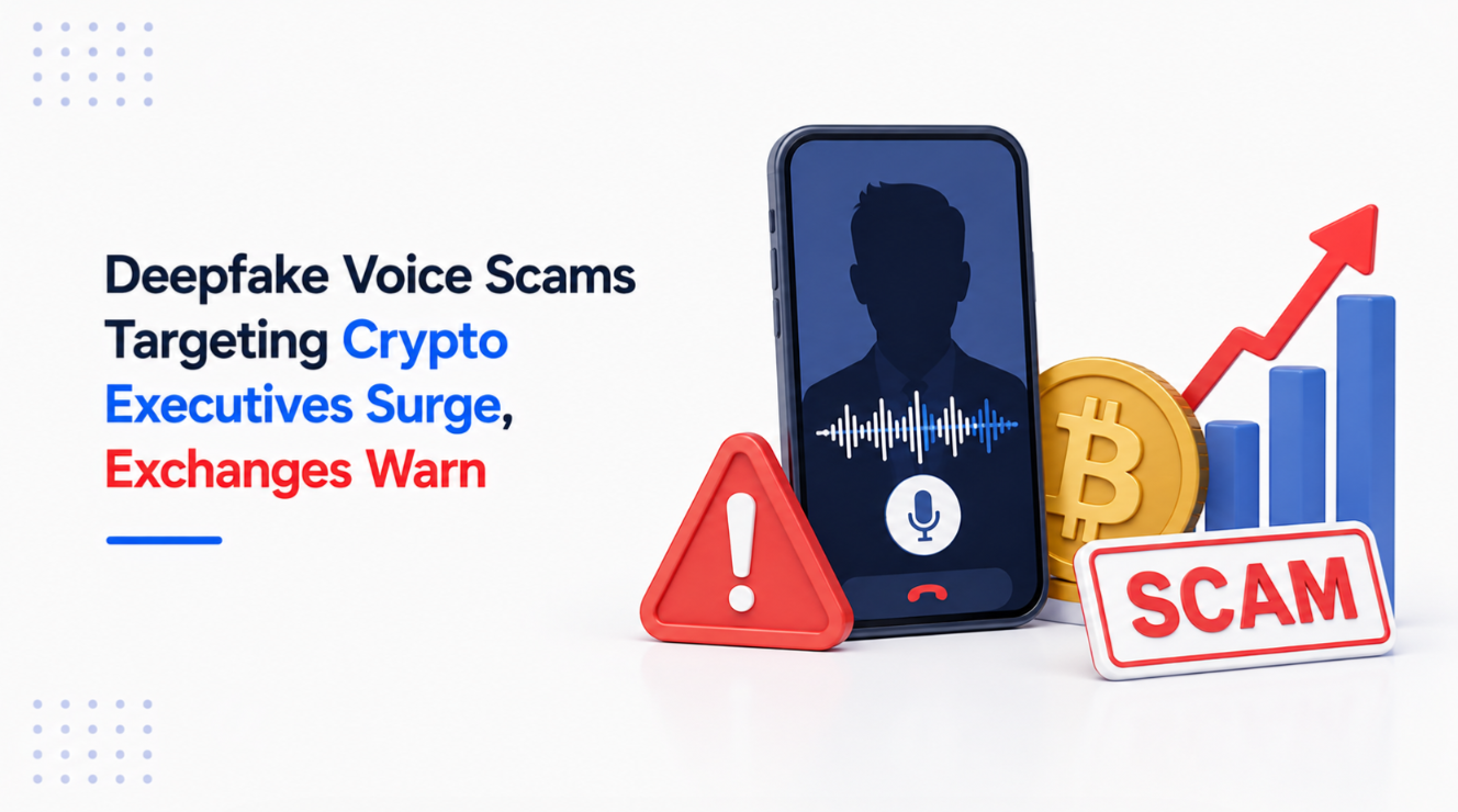 Deepfake Voice Scams Targeting Crypto Executives Surge, Exchanges Warn