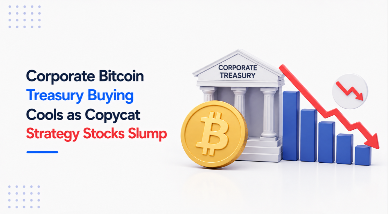 Corporate Bitcoin Treasury Buying Cools as Copycat Strategy Stocks Slump