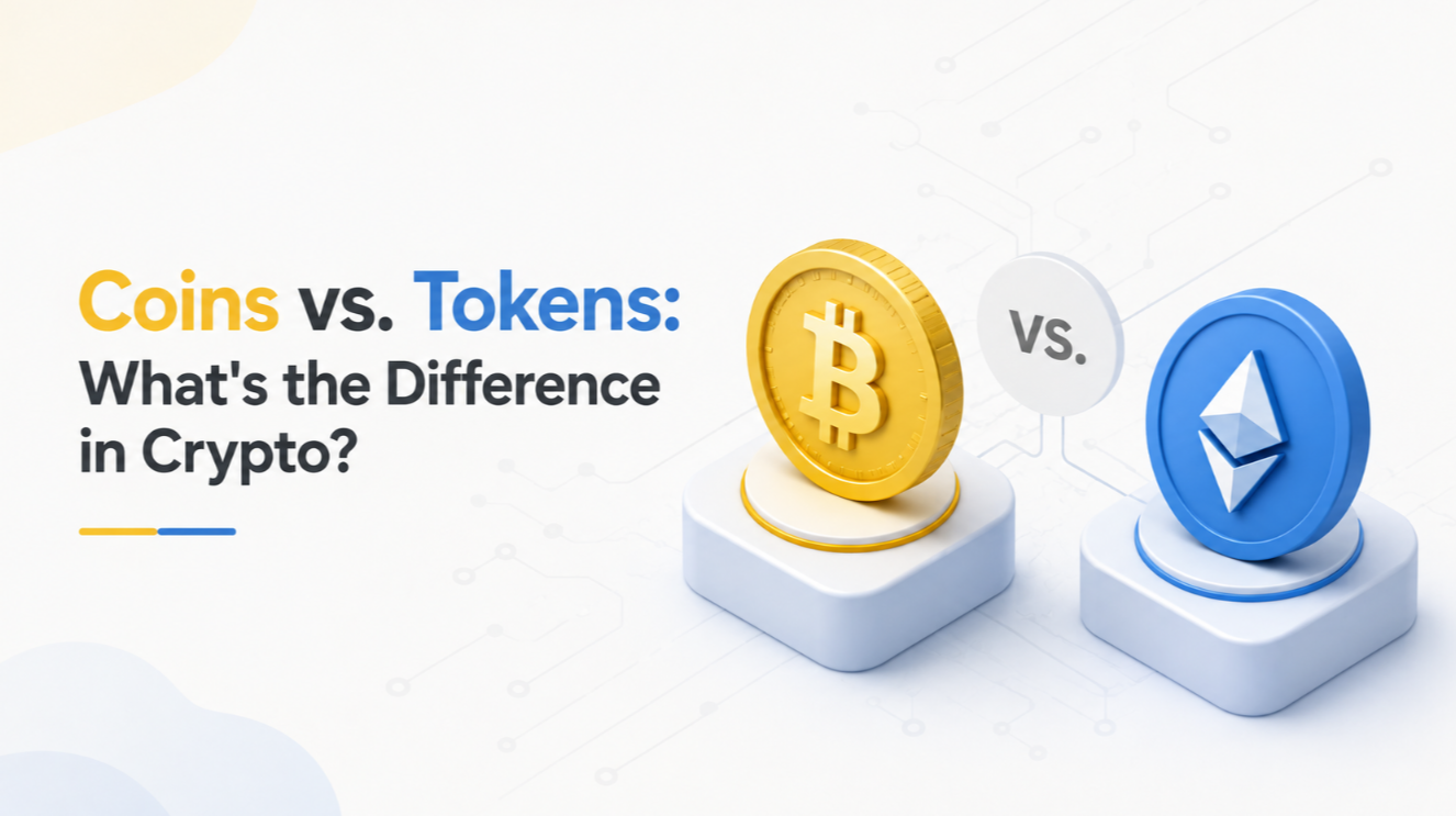 Coins vs. Tokens: What's the Difference in Crypto?