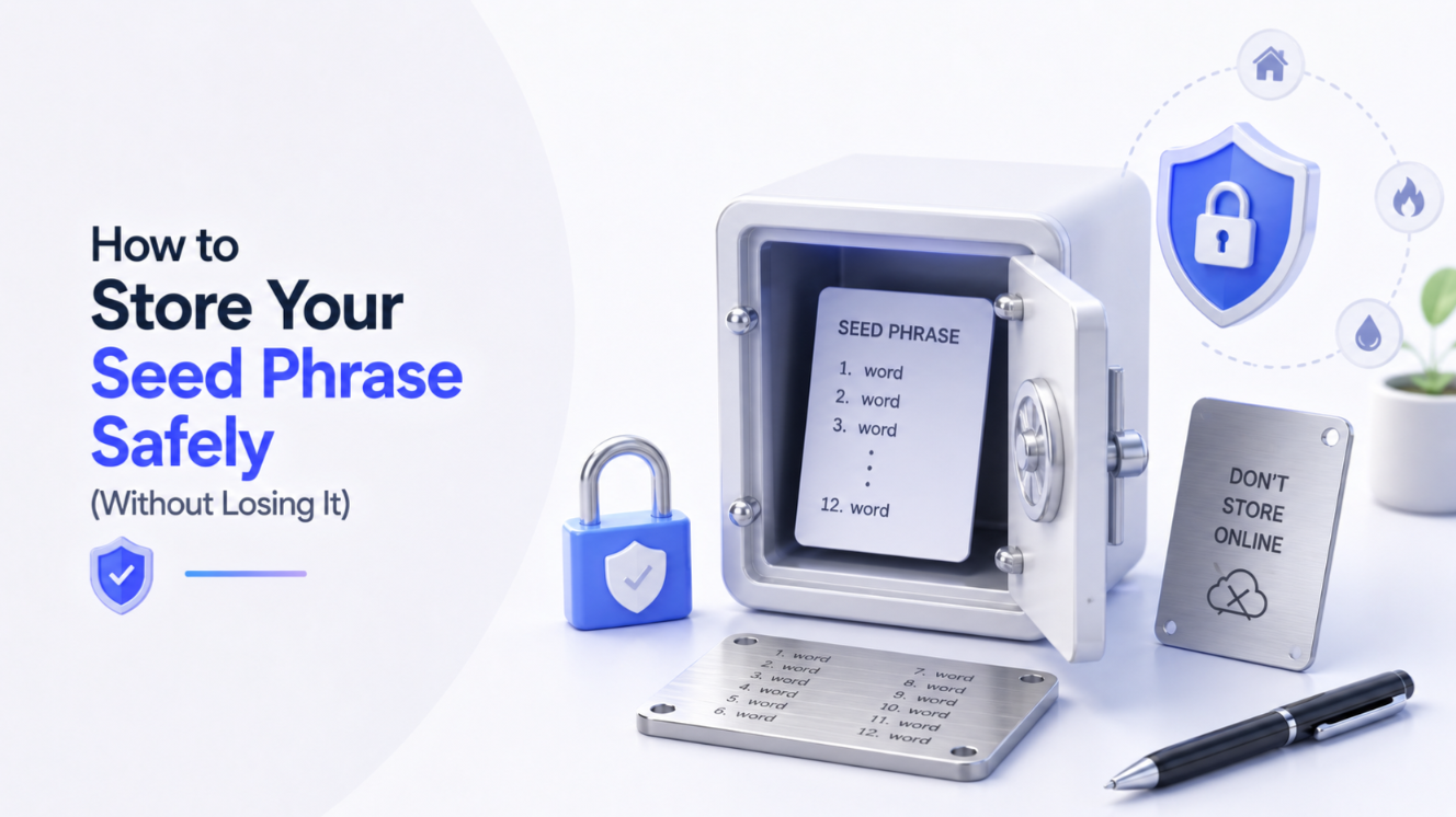 How to Store Your Seed Phrase Safely (Without Losing It)