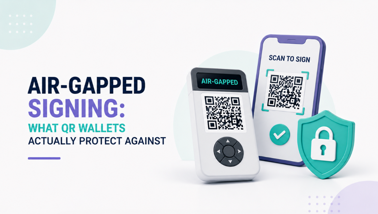 Air-Gapped Signing: What QR Wallets Actually Protect Against