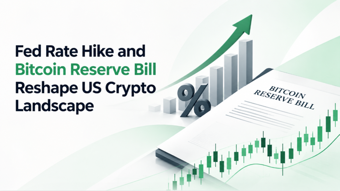 Fed Rate Hike and Bitcoin Reserve Bill Reshape US Crypto Landscape